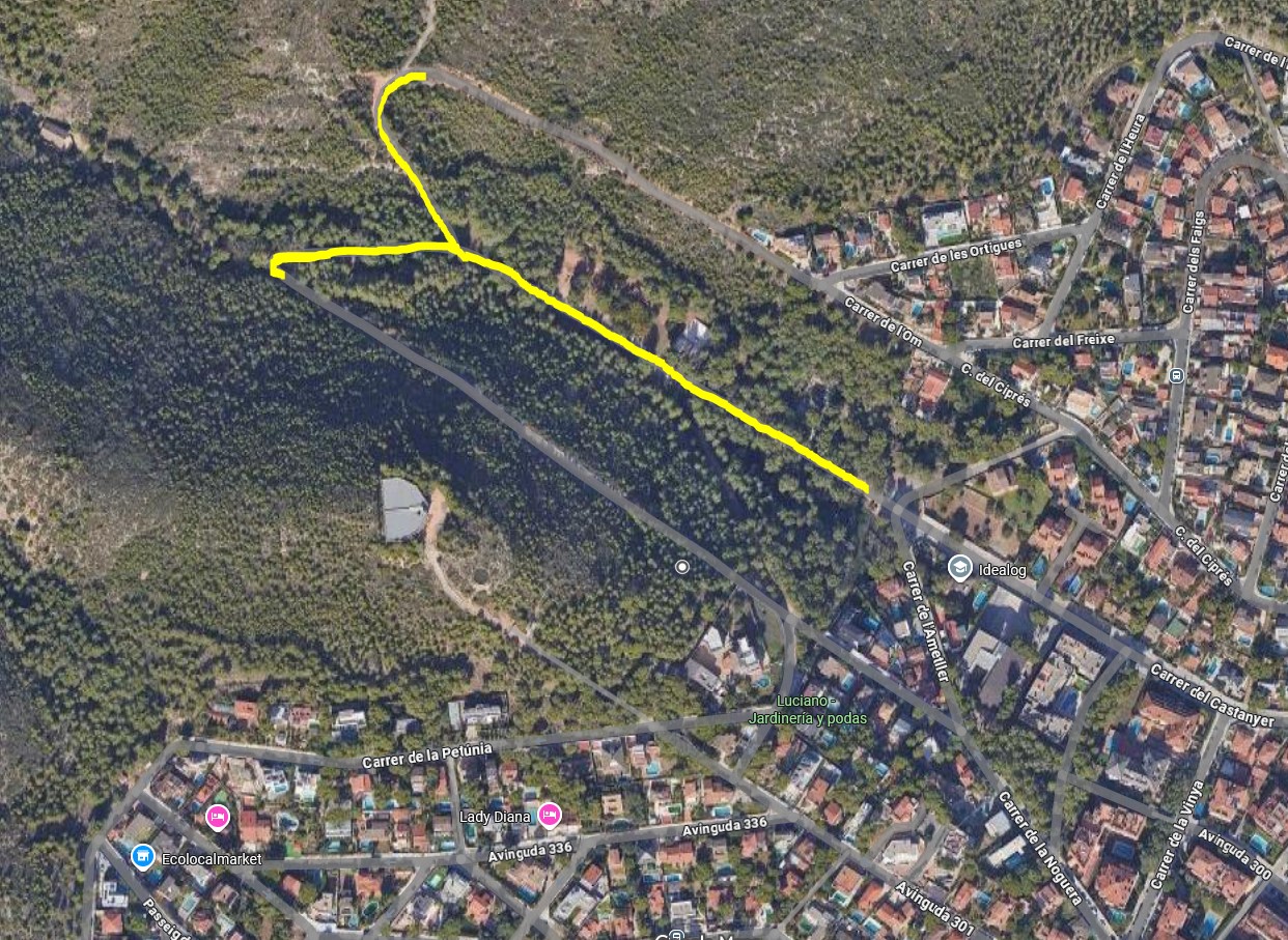 Zona forestal Can Roca